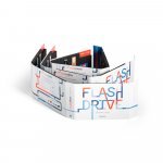 FLASH DRIVE SHOWCASE. Pr&eacute;sentoir de cl&eacute;s USB - Panach&eacute;