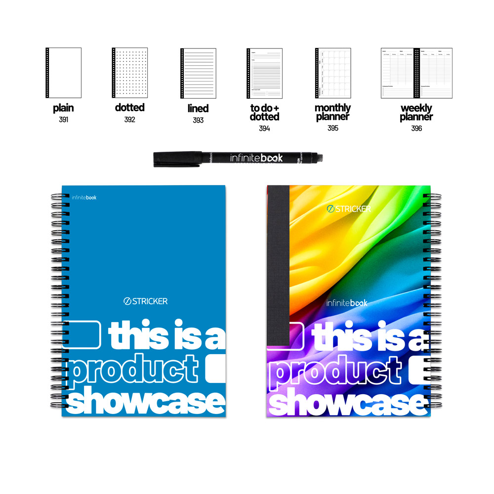 Mostruário da parceria Infinitebook — Personalizado