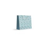 SMALL HORIZONTAL BAG. Sacchetto di carta riciclata al 100% - 301 - Bianco