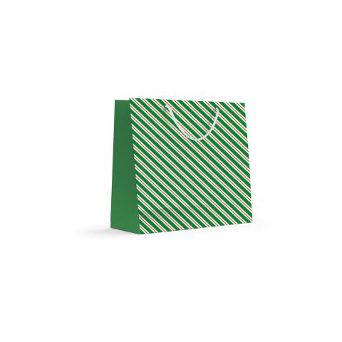 MEDIUM HORIZONTAL BAG. 100% gerecyclede papieren tas - 301 - Wit