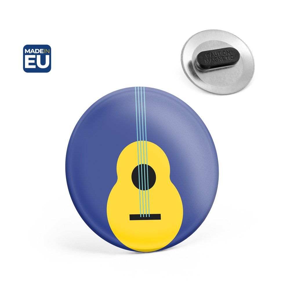 Pin redondo com fecho magnético duplo — Personalizado