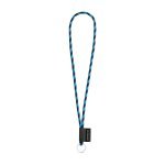 Lanyard TUBE Long (&Oslash; 7 mm). K dispozici ve 24 standardn&iacute;ch barv&aacute;ch a plně přizpůsobiteln&aacute; - Čern&aacute;/Kr&aacute;lovsk&aacute; modr&aacute;