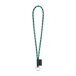 Lanyard TUBE Long (&Oslash; 7 mm). K dispozici ve 24 standardn&iacute;ch barv&aacute;ch a plně přizpůsobiteln&aacute; - Čern&aacute;/Zelen&aacute;