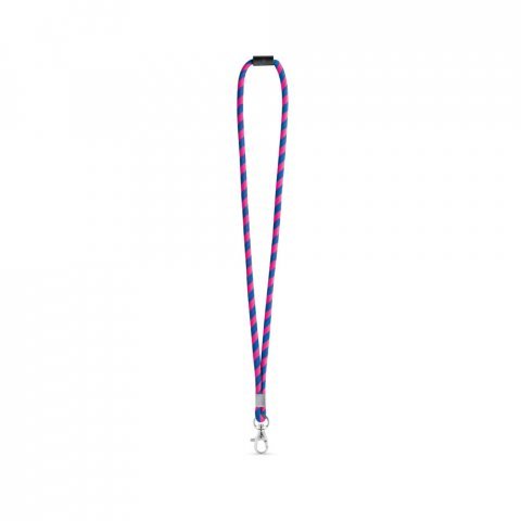 Dlouh&aacute; &scaron;ňůrka na krk (&Oslash; 7 mm). K dispozici ve 24 standardn&iacute;ch barv&aacute;ch a plně přizpůsobiteln&aacute; - Fluorescenčn&iacute; růžov&aacute;/Kr&aacute;lovsk&aacute; modr&aacute;