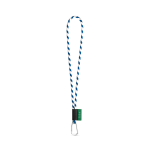 Lanyard TUBE Long (&Oslash; 7 mm). K dispozici ve 24 standardn&iacute;ch barv&aacute;ch a plně přizpůsobiteln&aacute; - B&iacute;l&aacute;/Kr&aacute;lovsky modr&aacute;