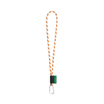 Lanyard TUBE Long (&Oslash; 7 mm). K dispozici ve 24 standardn&iacute;ch barv&aacute;ch a plně přizpůsobiteln&aacute; - B&iacute;l&aacute;/Oranžov&aacute;