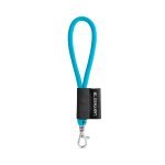 Lanyard TUBE Short (&Oslash; 7 mm). Dispon&iacute;vel em 24 cores standard e totalmente personaliz&aacute;vel - Azul claro