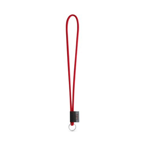 Lanyard TUBE Long (&Oslash; 7 mm). Erh&auml;ltlich in 96 Pantone&reg;-Farben und vollst&auml;ndig individualisierbar - 302 - Rot