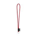 Lanyard TUBE Long (&Oslash; 7 mm). Erh&auml;ltlich in 96 Pantone&reg;-Farben und vollst&auml;ndig individualisierbar - 302 - Rot