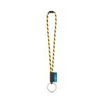 Lanyard TUBE Long (&Oslash; 7 mm). Erh&auml;ltlich in 96 Pantone&reg;-Farben und vollst&auml;ndig individualisierbar - Schwarz/Gelb