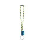 Lanyard TUBE Long (&Oslash; 7 mm). Erh&auml;ltlich in 96 Pantone&reg;-Farben und vollst&auml;ndig individualisierbar - Gelb Hexachrome/K&ouml;nigsblau
