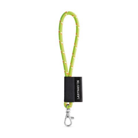 Lanyard NAUTIC Short (&Oslash; 7 mm). Disponibile in 12 colori standard e completamente personalizzabile - Giallo hexachrome
