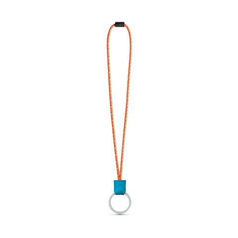 Lanyard NAUTIC Long (&Oslash; 7 mm). Disponible en 96 colores Pantone&reg; y totalmente personalizable - Naranja hexachrome