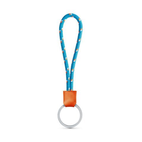 Lanyard NAUTIC Short (&Oslash; 7 mm). Saatavilla 96 Pantone&reg;-v&auml;riss&auml; ja t&auml;ysin muokattavissa - 304 - Vaaleansininen
