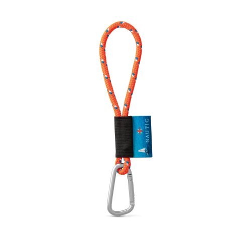 Lanyard NAUTIC Short (&Oslash; 7 mm). Saatavilla 96 Pantone&reg;-v&auml;riss&auml; ja t&auml;ysin muokattavissa - Heksakromi Oranssi