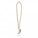 Lanyard CORK Long (&Oslash; 5 mm). Fully customizable - Natural