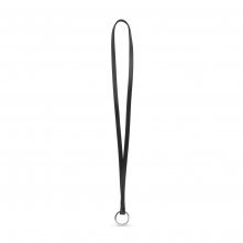 Langes, schmales Leder-Lanyard (10 mm). Vollst&auml;ndig individualisierbar