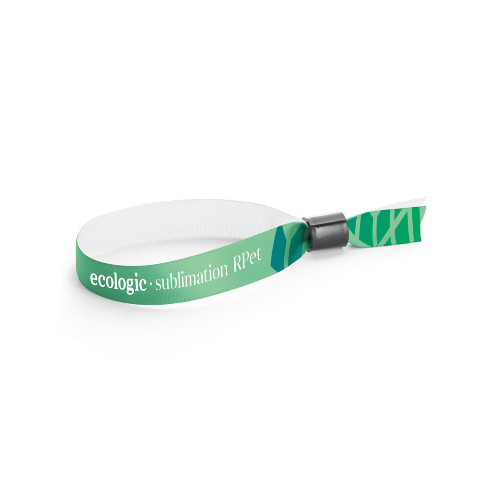 Pulseira Lanyard SUBLIMATION Slim I (15 mm) em poliéster reciclado (100% rPET), sublimação de 1 lado e totalmente personalizável — Personalizado