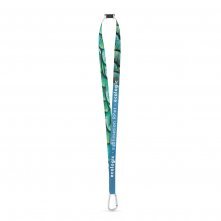 СУБЛИМАЦИОНА привезак Дугачак, танки I (15 мм) направљен од рециклираног полиестера (100% rPET), једнострана сублимација и потпуно прилагодљив