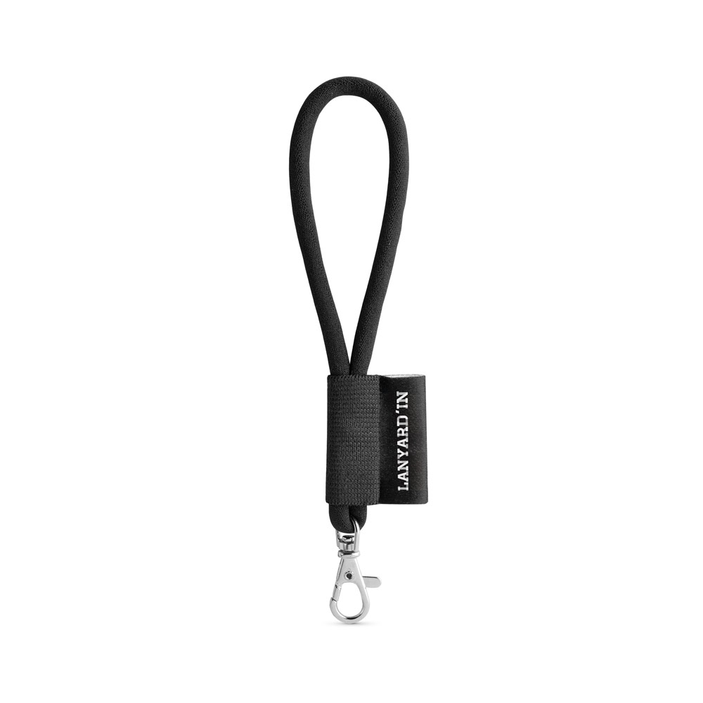 SET Lanyard TUBE Short (Ø 7 mm) com mosquetão de gatilho 9 mm — Personalizado