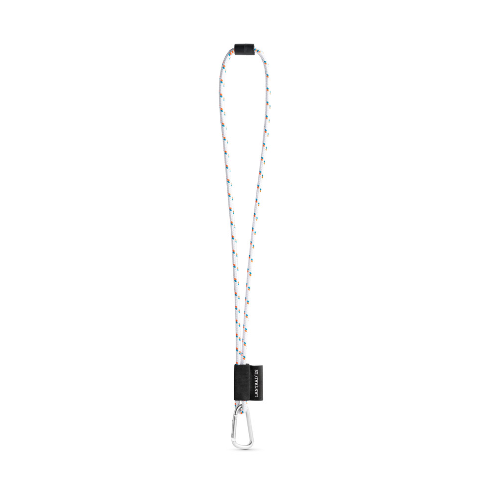 SET Lanyard NAUTIC Long (Ø 7 mm) com Mosquetão D-Shape 55 mm e Fecho de segurança Ø 7 mm — Personalizado