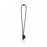 75091. КОМПЛЕТ НАУТИЧКИ ПРЕНИК (&Oslash; 7 mm) са карабинером у облику слова D од 55 mm и сигурносном копчом од &Oslash; 7 mm - Crna/Rojal Plava