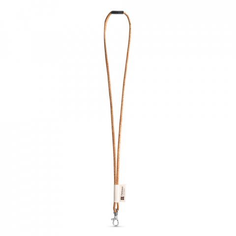 75096. КОМПЛЕТ ПЕТЉАСТА ПРИВЛАКА ЗА ТРЕСКУ ОД ПЛУТЕ Дугачка (&Oslash; 5 mm) са кукицом за окидач од 9 mm и сигурносном копчом од &Oslash; 5 mm - Natural