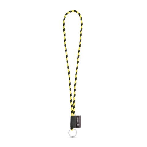 Lanyard TUBE Long (&Oslash; 7 mm). Finns i 17 standardf&auml;rger och helt anpassningsbar - Hexachrome gul/Svart