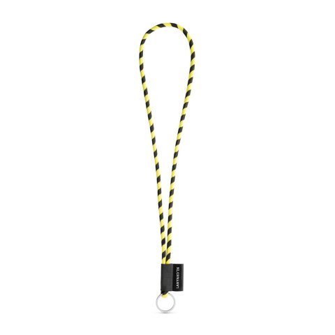 Lanyard TUBE Long (&Oslash; 7 mm). Finns i 17 standardf&auml;rger och helt anpassningsbar - Hexachrome gul/Svart