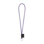 Lanyard TUBE Long (&Oslash; 7 mm). Finns i 17 standardf&auml;rger och helt anpassningsbar - Hexachrome rosa/Ljusbl&aring;