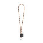 Lanyard TUBE Long (&Oslash; 7 mm). Finns i 17 standardf&auml;rger och helt anpassningsbar - Brun/Beige