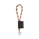 Lanyard TUBE Short (&Oslash; 7 mm). F&aring;s i 17 standardfarver og kan tilpasses fuldt ud - Brun/Beige