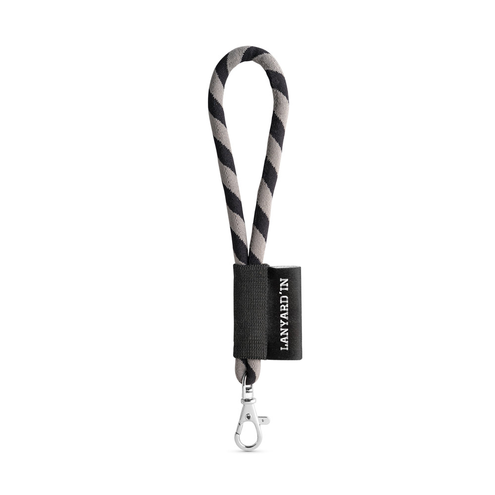 SET Lanyard TUBE Short (Ø 7 mm) com mosquetão de gatilho 9 mm — Personalizado