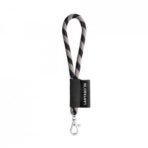 S&AElig;T Lanyard TUBE Kort (&Oslash; 7 mm) med 9 mm karabinhage