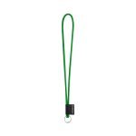 S&AElig;T Lanyard TUBE Lang (&Oslash; 7 mm) med Ring &Oslash; 32 mm - 307 - Gr&oslash;n