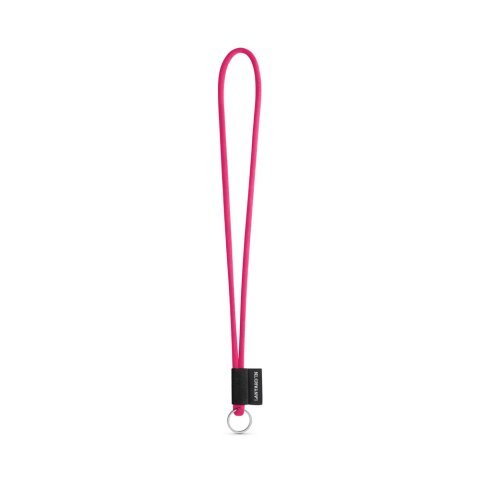 S&AElig;T Lanyard TUBE Lang (&Oslash; 7 mm) med Ring &Oslash; 32 mm - 312 - Pink