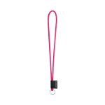 S&AElig;T Lanyard TUBE Lang (&Oslash; 7 mm) med Ring &Oslash; 32 mm - 312 - Pink