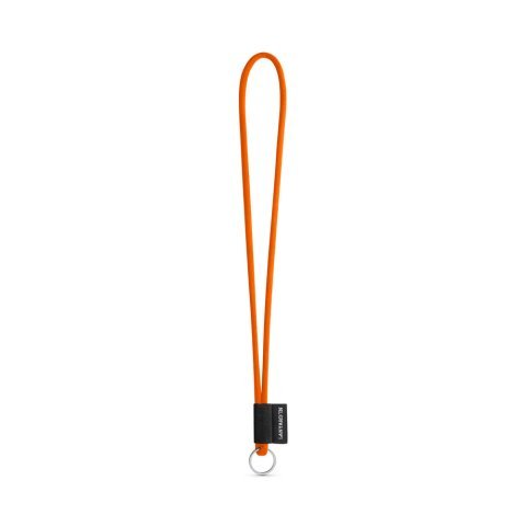 S&AElig;T Lanyard TUBE Lang (&Oslash; 7 mm) med Ring &Oslash; 32 mm - Hexachrome Orange