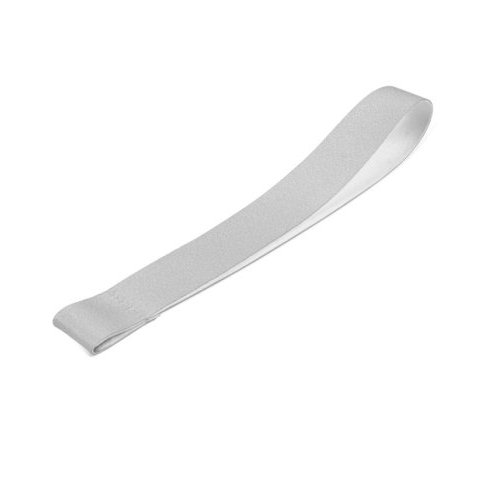 Lanyard SUBLIMATION Short Slim II (15 mm) in recycled polyester (100% rPET), sublimation on both sides and fully customizable - 301 - White