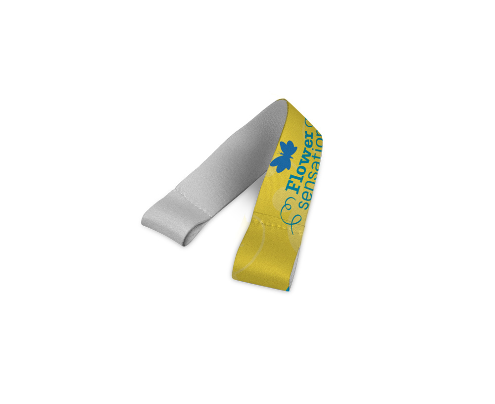 Lanyard SUBLIMATION Short Slim I Duo (15 mm) em poliéster, com 2 costuras, sublimação de 1 lado e totalmente personalizável — Personalizado