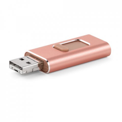 . USB jusqu'&agrave; 32GB Multi-USB 4 en 1 - 312 - Rose
