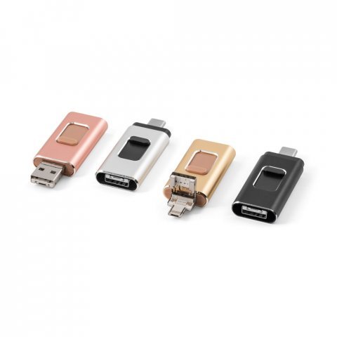 . USB jusqu'&agrave; 32GB Multi-USB 4 en 1