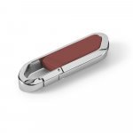 77502. Zas&uacute;vateľn&aacute; jednotka USB s kapacitou až 32 GB s karab&iacute;nou - 315 - Bordov&aacute;