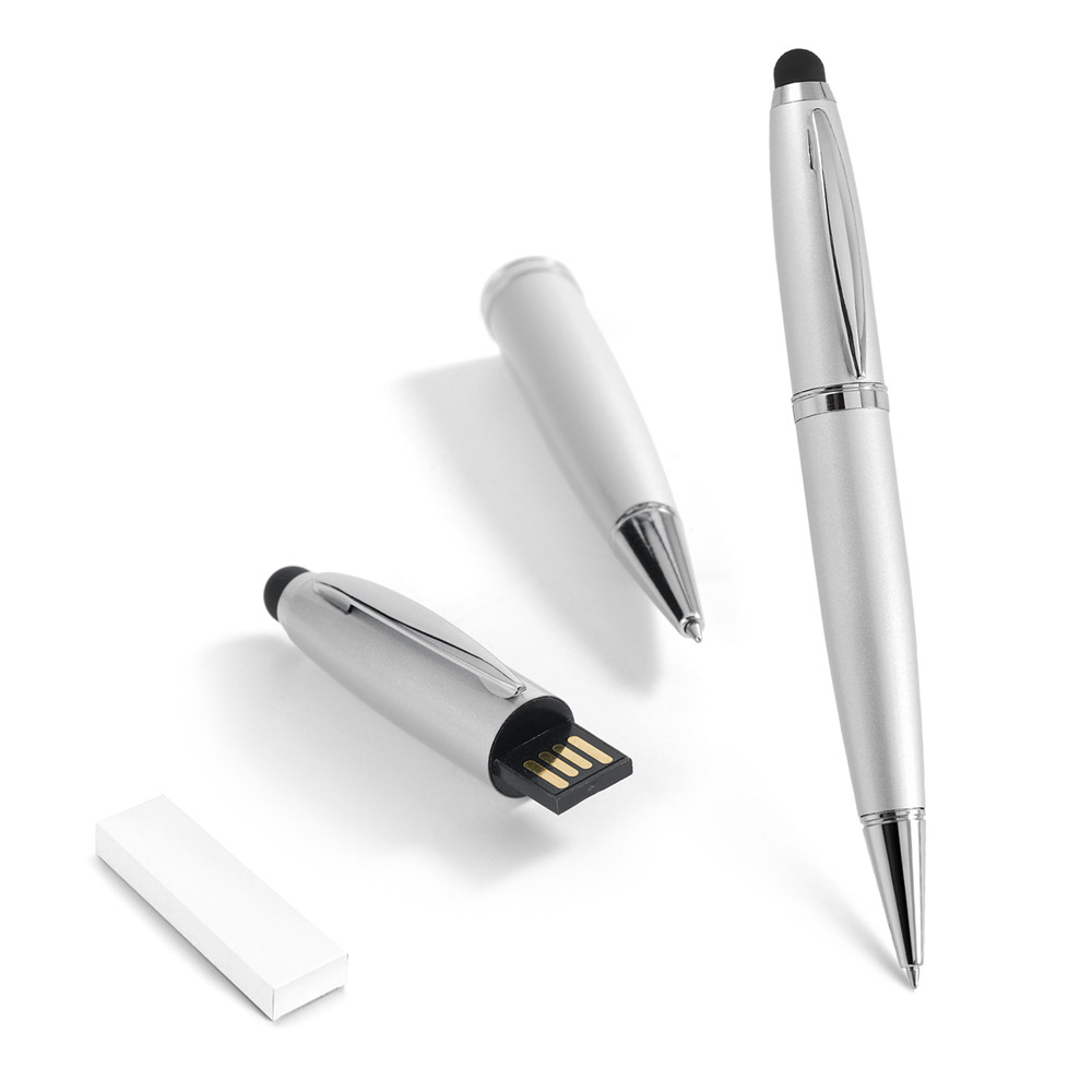Pen UDP até 32GB Esferográfica com ponteira touch — Personalizado