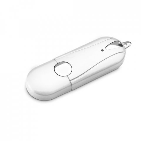 . USB flash drive up to 32GB with rubber finishing - 301 - White