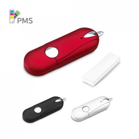 . USB flash drive up to 32GB with rubber finishing