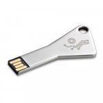 . Dunne aluminium UDP-stick tot 32GB - Zilverkleurig