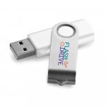 . USB-stick tot 32GB geleverd in polybag - 301 - Wit
