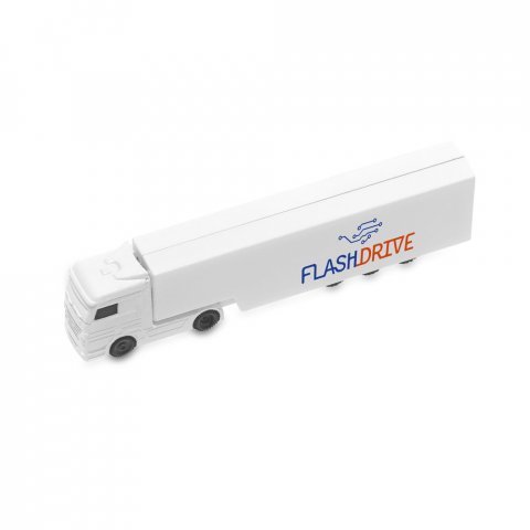 . USB Stick in LKW-Format bis zu 32 GB - 301 - Wei&szlig;