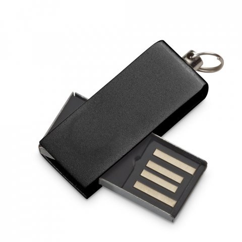 . USB Stick bis zu 32 GB mit farbigem Clip - 300 - Schwarz